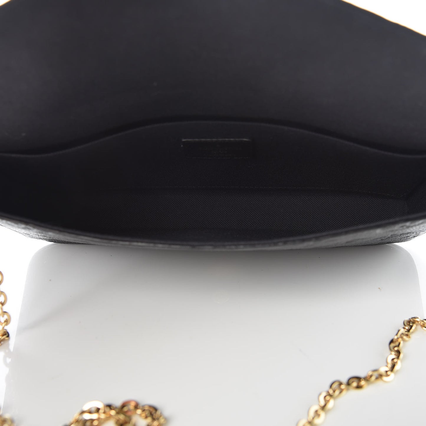 Empreinte Pochette Felicie Chain Wallet Black