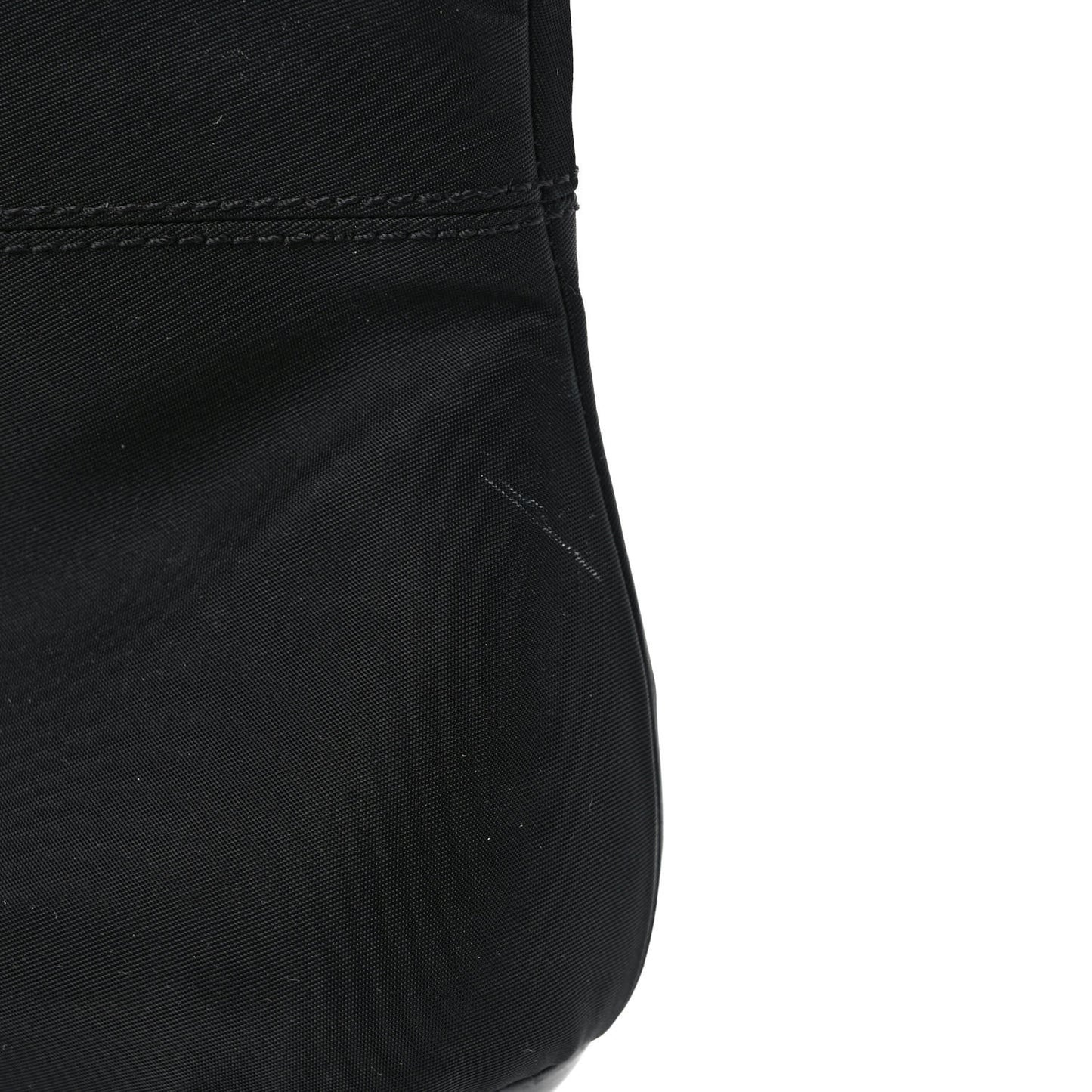 Nylon Camellia Zip Short Boots 40.5 Black