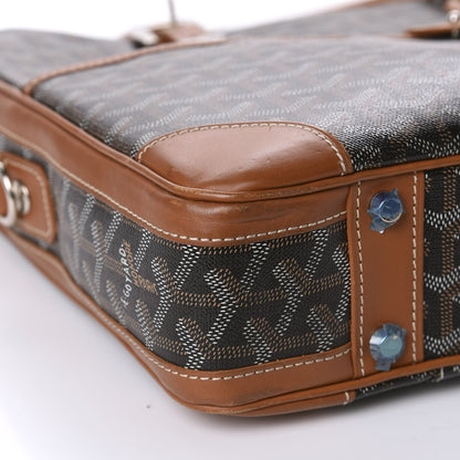 Goyard Goyardine Ambassade PM Briefcase Black Gold 6 of 13