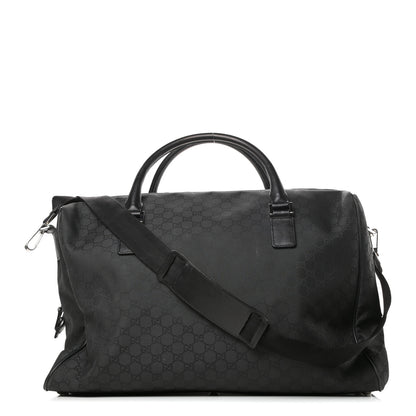 Gucci Nylon Monogram Large Duffle Bag Black 1 of 8