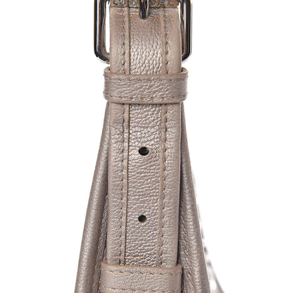 Chanel Metallic Calfskin Quilted Jungle Stroll Hobo Gold 10 of 11