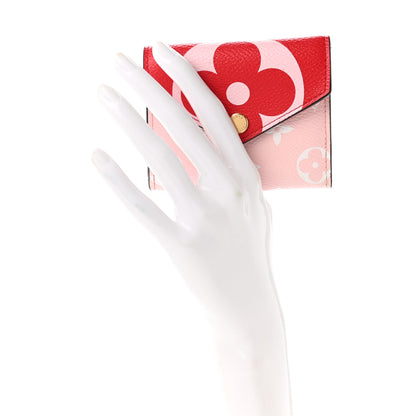 Louis Vuitton Monogram Giant Zoe Wallet Rouge Rose 2 of 7