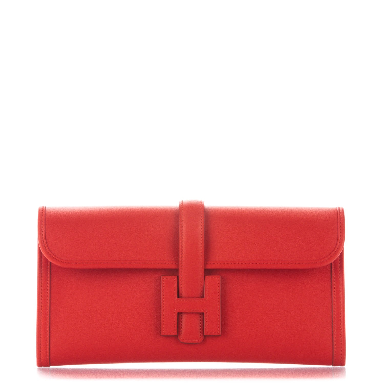 Hermes Swift Jige Elan 29 Clutch Rouge Tomate 1 of 7