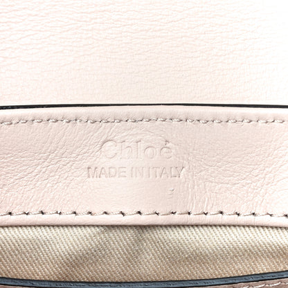 Chloe Calfskin Crocodile Embossed Mini C Double Carry Cement Pink 6 of 11