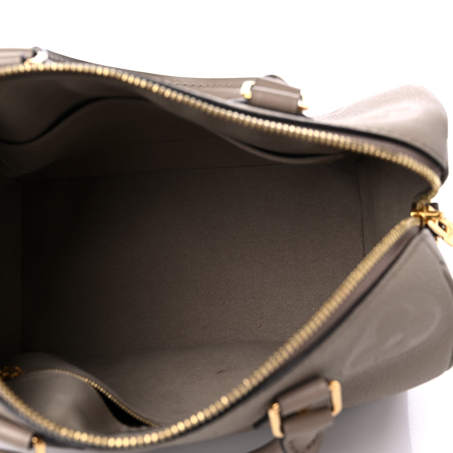 Louis Vuitton Empreinte Monogram Giant Speedy Bandouliere 25 Tourterelle 5 of 16