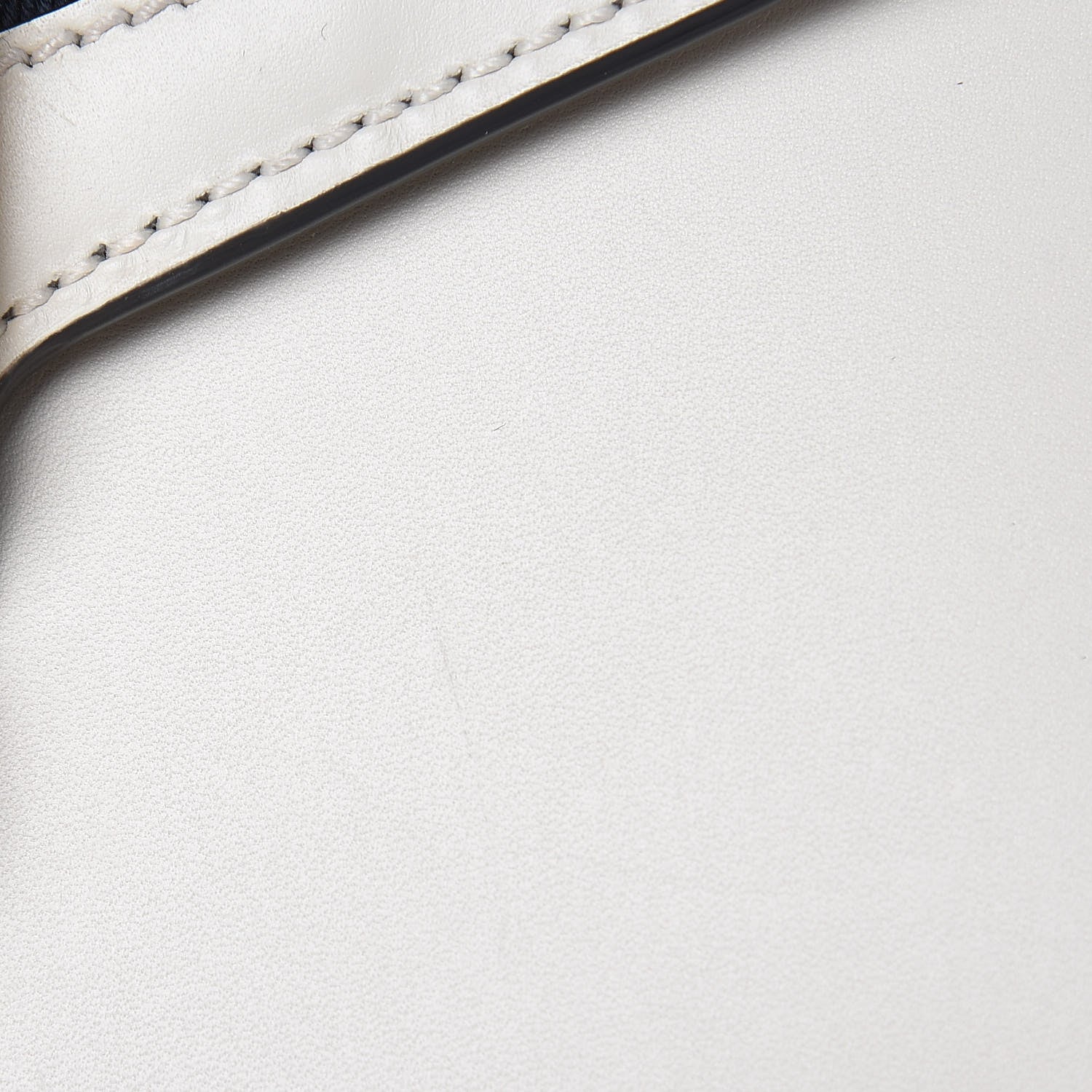 Gucci Calfskin Mini Sylvie Chain Shoulder Bag White 10 of 12