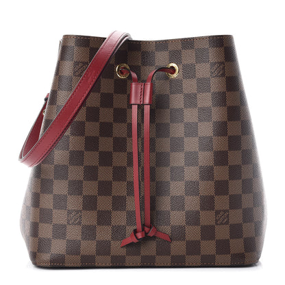 Louis Vuitton Damier Ebene Neonoe MM Cherry Berry 1 of 9
