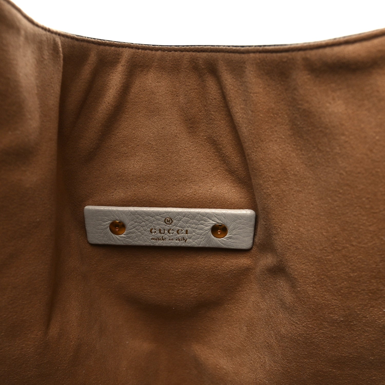 Gucci Grained Calfskin Softbit Maxi Shoulder Bag Taupe 7 of 10