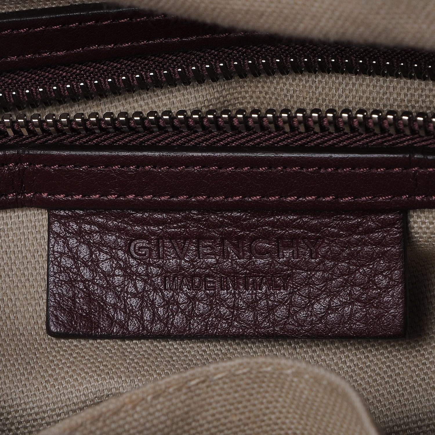 Givenchy Waxy Grained Calfskin Small Nightingale Oxblood 7 of 8