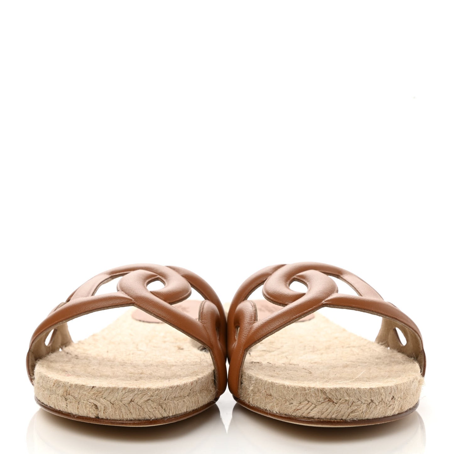 Nappa Famosa Espadrille Sandals 39 Naturel
