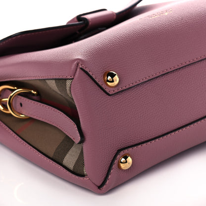 Burberry Derby Calfskin House Check Small Camberley Pink 9 of 10