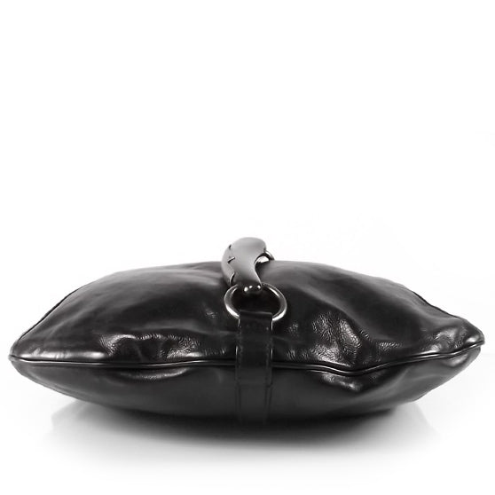 Leather Mombasa Hobo Black