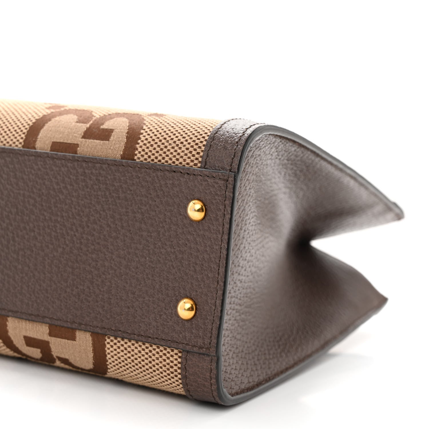 Gucci Monogram Jumbo GG Textured Dollar Calfskin Small Diana Tote Bag Camel Ebony New Acero Pomegranate Red 10 of 11
