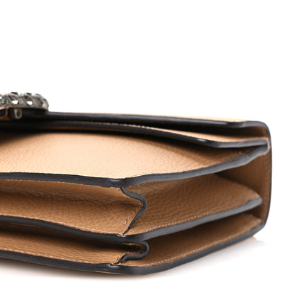 Gucci Dollar Calfskin Crystal Small Dionysus Shoulder Bag Natural Tan Black Diamond 12 of 12