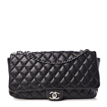 Chanel Lambskin Jumbo Coco Rain Flap Black 1 of 14