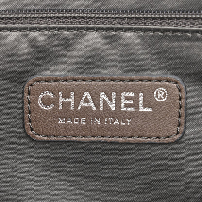 Chanel Vinyl Large Ice Cube Flap Silver 6 of 15