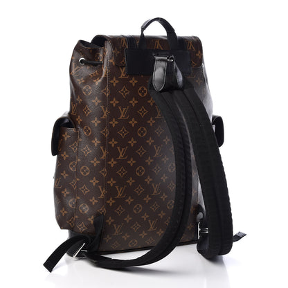 Louis Vuitton Monogram Macassar Christopher PM Backpack 3 of 9