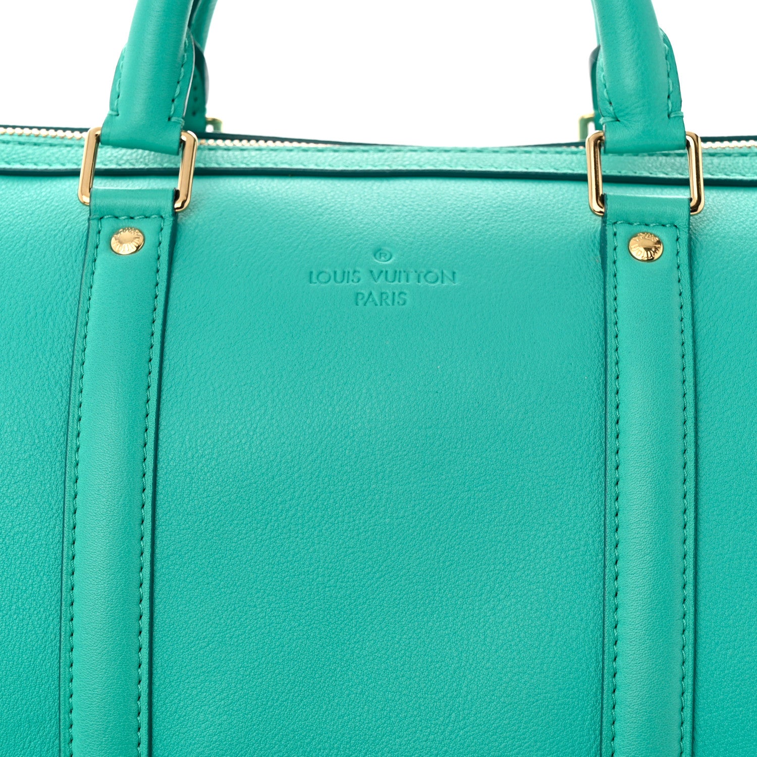 Louis Vuitton Calfskin Sofia Coppola SC Bag PM Turquoise 7 of 9