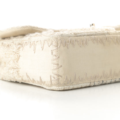 Chanel Tweed Patchwork Medium Single Flap White 9 of 13