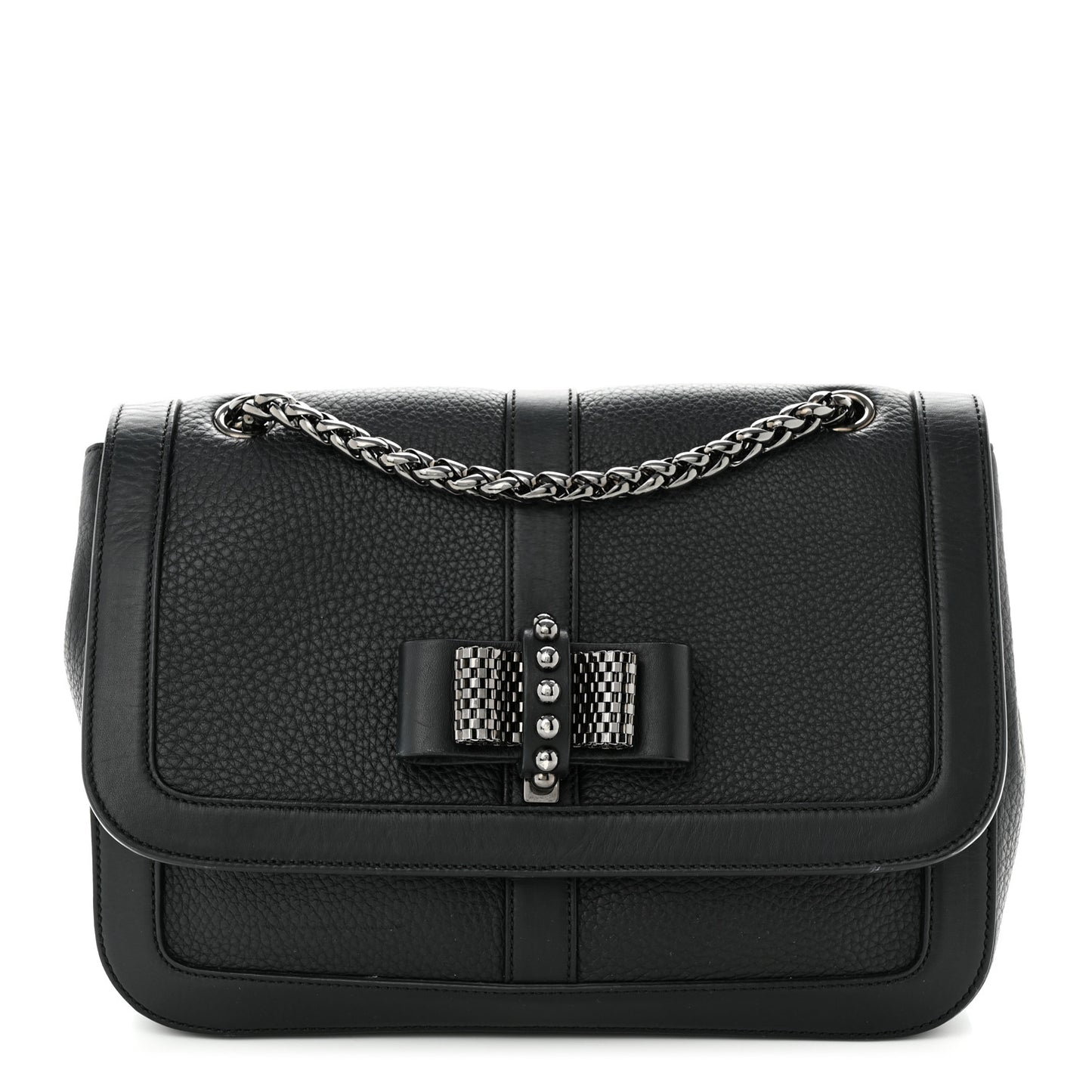 Calfskin Small Sweet Charity NV Shoulder Bag Black