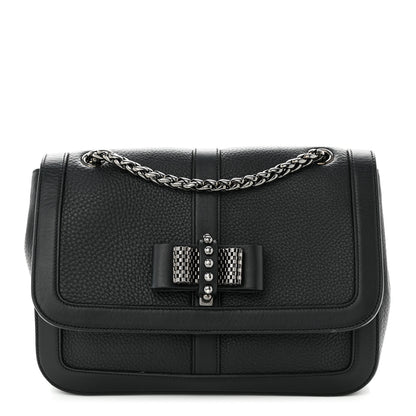 Christian Louboutin Calfskin Small Sweet Charity NV Shoulder Bag Black 1 of 9