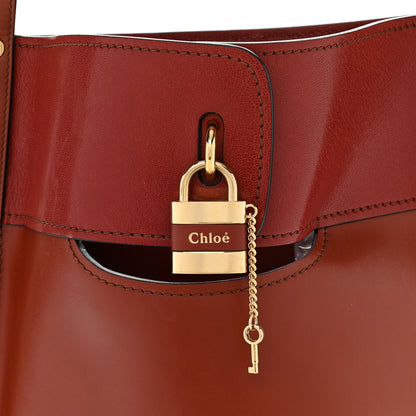 Chloe Smooth Calfskin Medium Aby Bucket Bag Brown 10 of 14