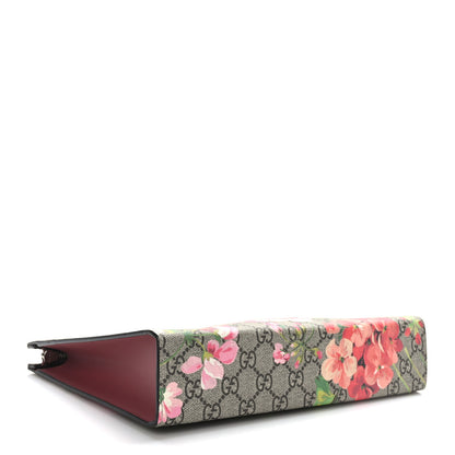 Gucci GG Supreme Monogram Blooms Large Cosmetic Case Beige Multicolor Dry Rose 4 of 9