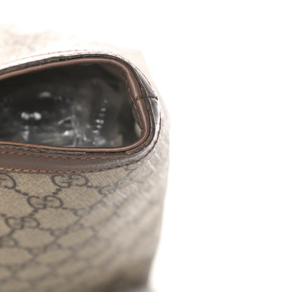 Gucci GG Supreme Monogram Medium Nice Tote Brown 18 of 19