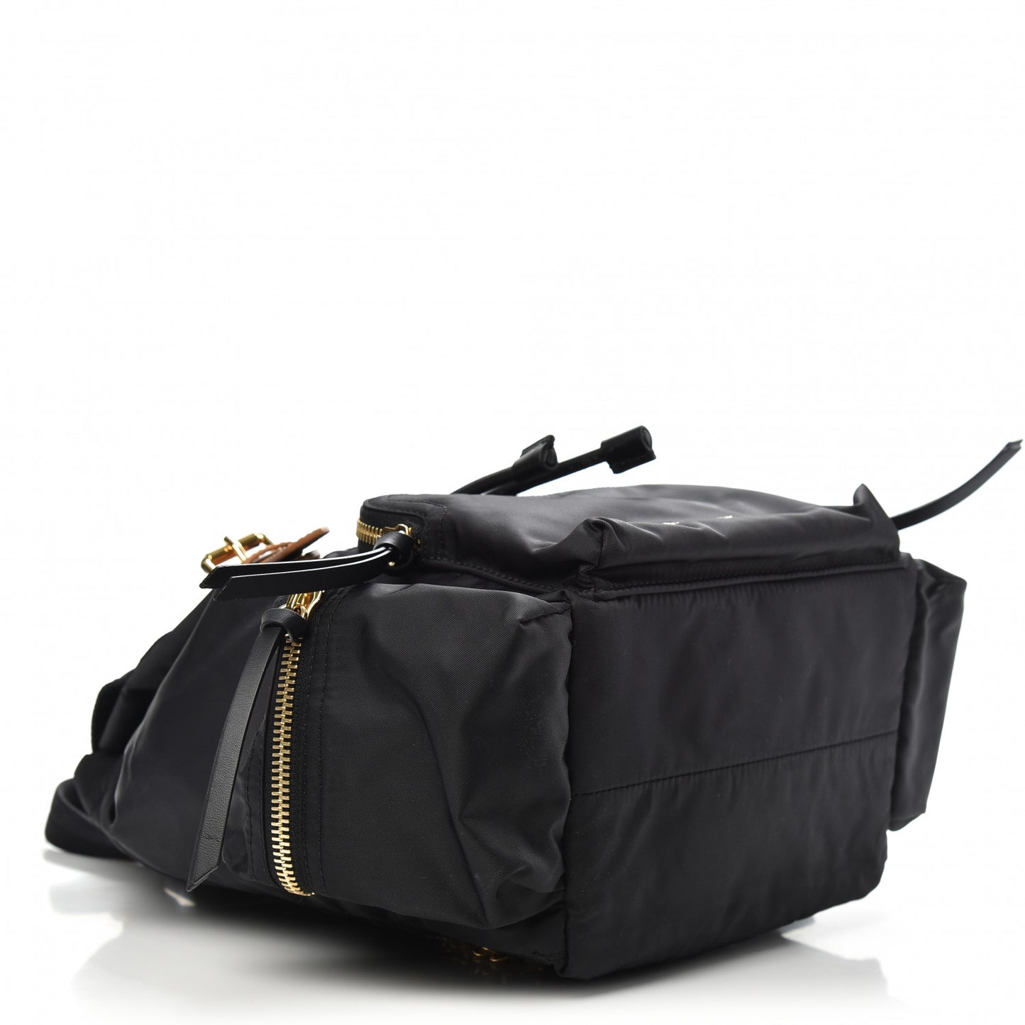 Nylon Medium Rucksack Backpack Black