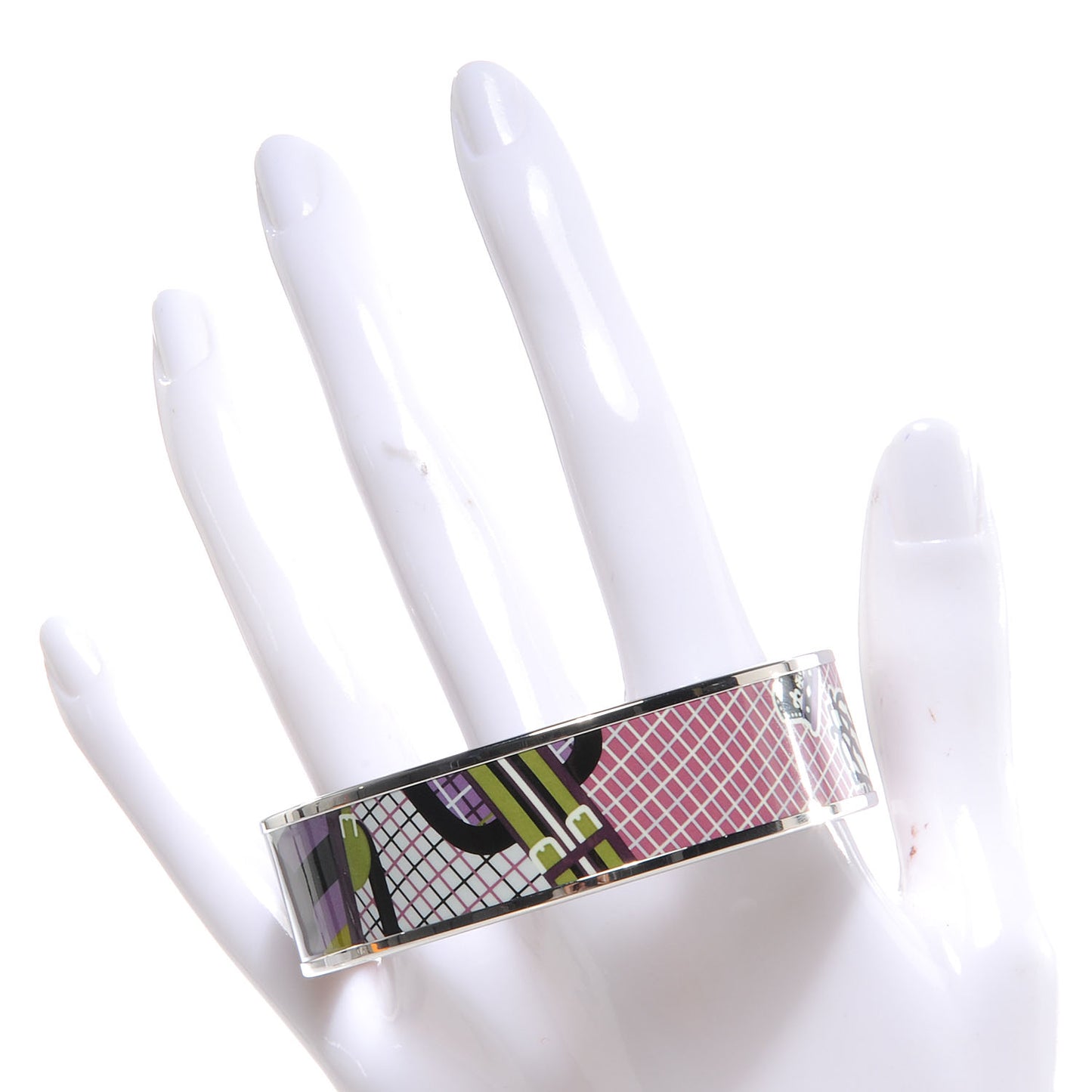 Enamel Printed Wide Bracelet 65