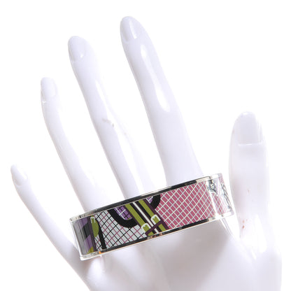Hermes Enamel Printed Wide Bracelet 65 2 of 5