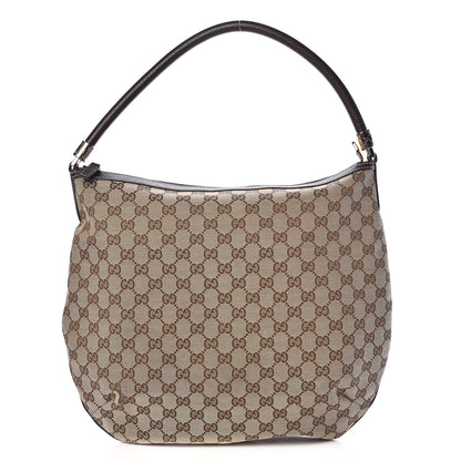Gucci Monogram Hobo Dark Brown 1 of 12