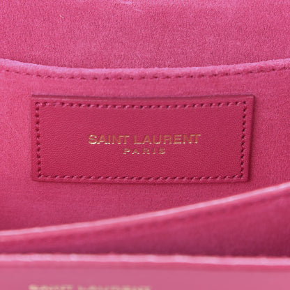 Saint Laurent Calfskin Small Classic Y Satchel Fuchsia 8 of 9