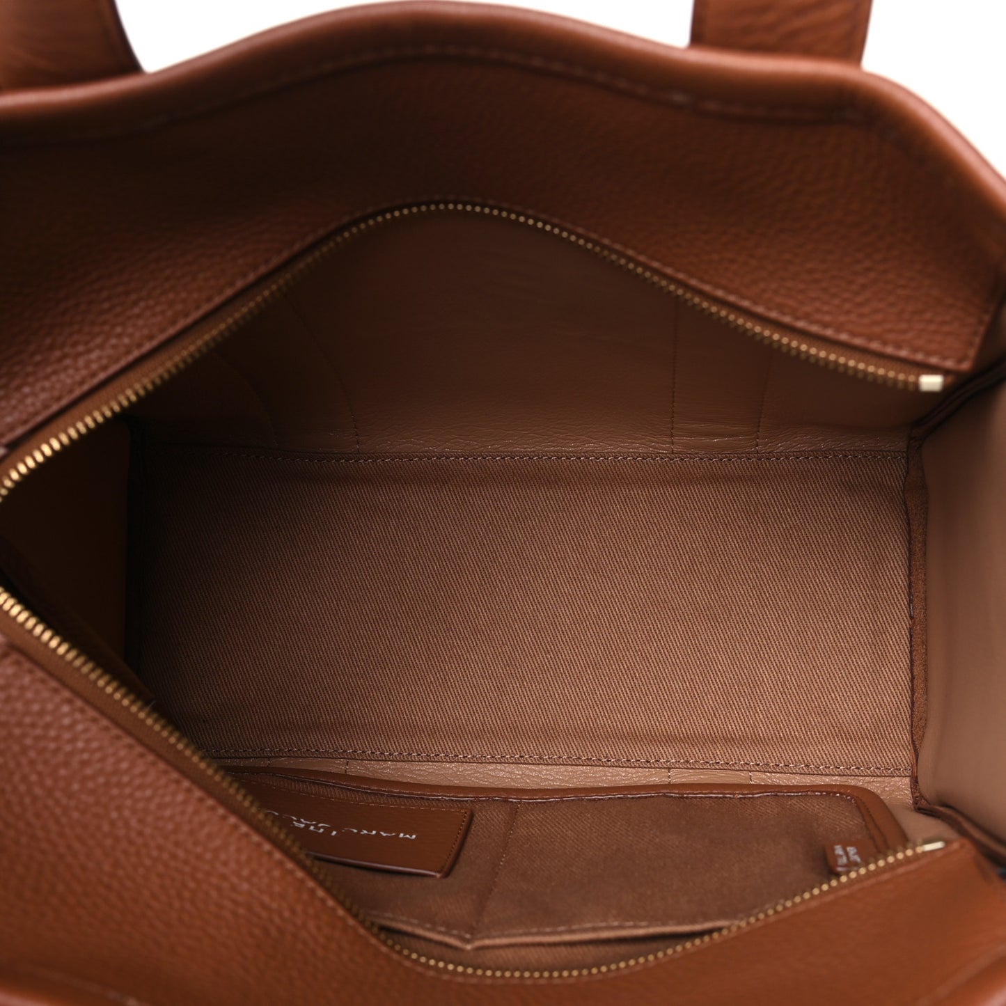 Grained Calfskin Medium The Tote Bag Argan Oil