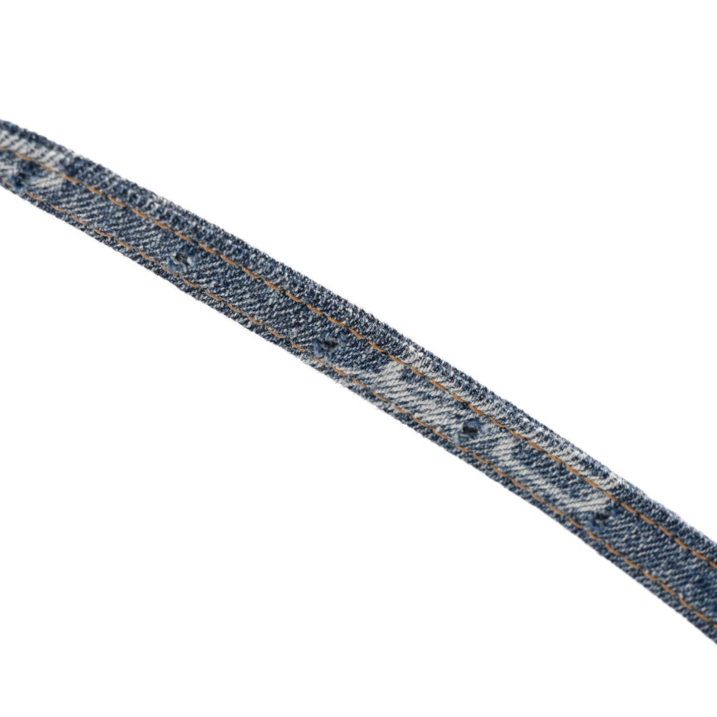 Denim BB Monogram Small Hourglass Top Handle Bag Blue