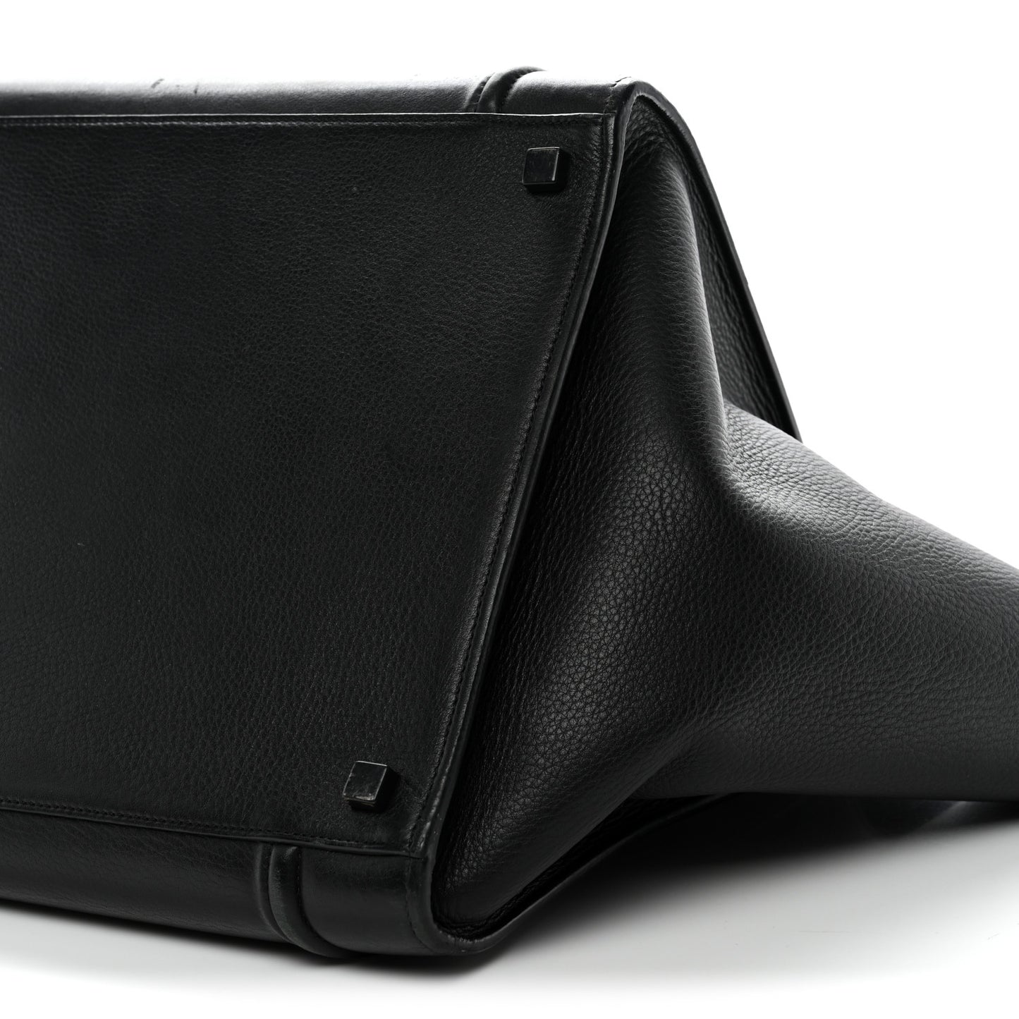 Supple Calfskin Medium Phantom Luggage Black