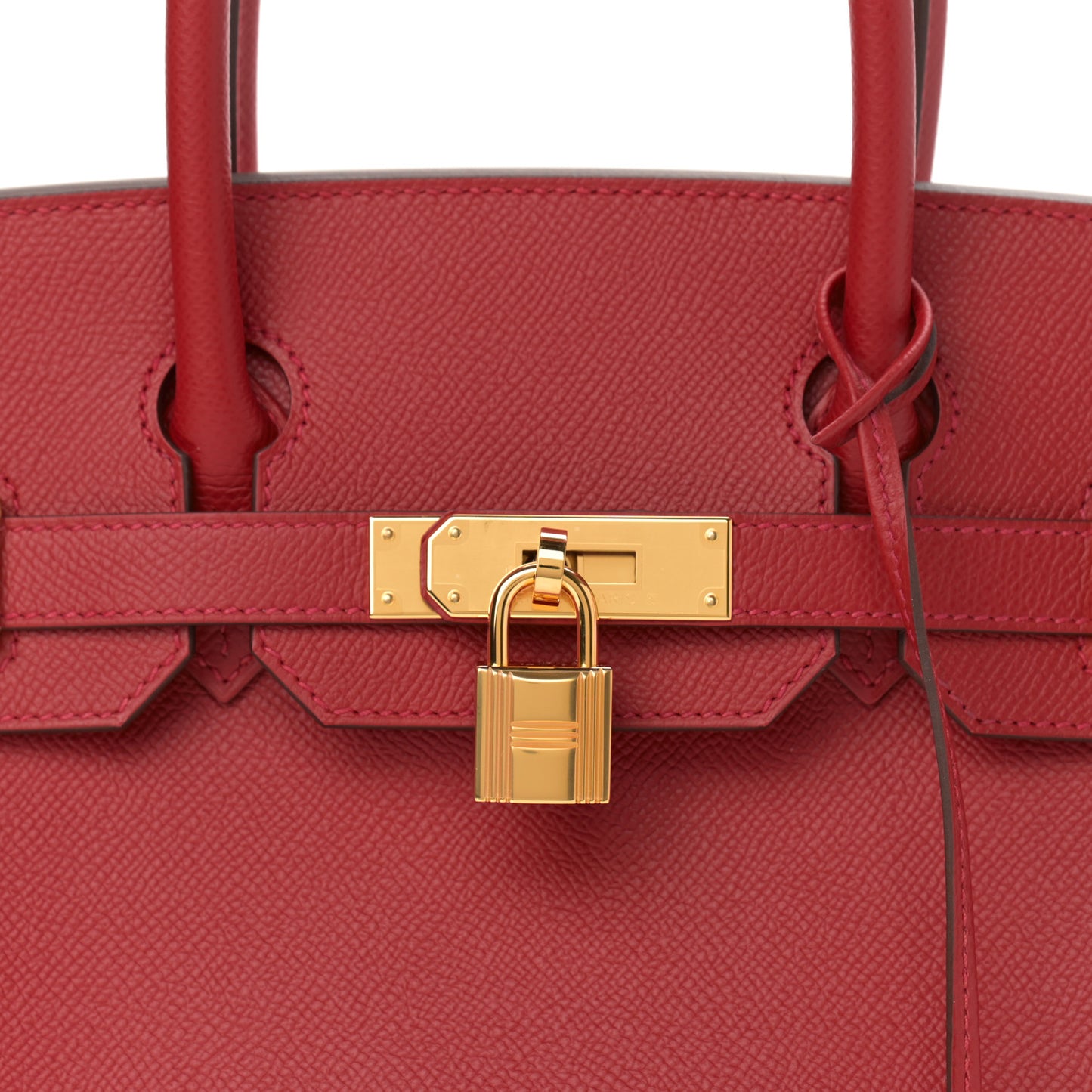 Epsom Birkin 30 Rouge Casaque