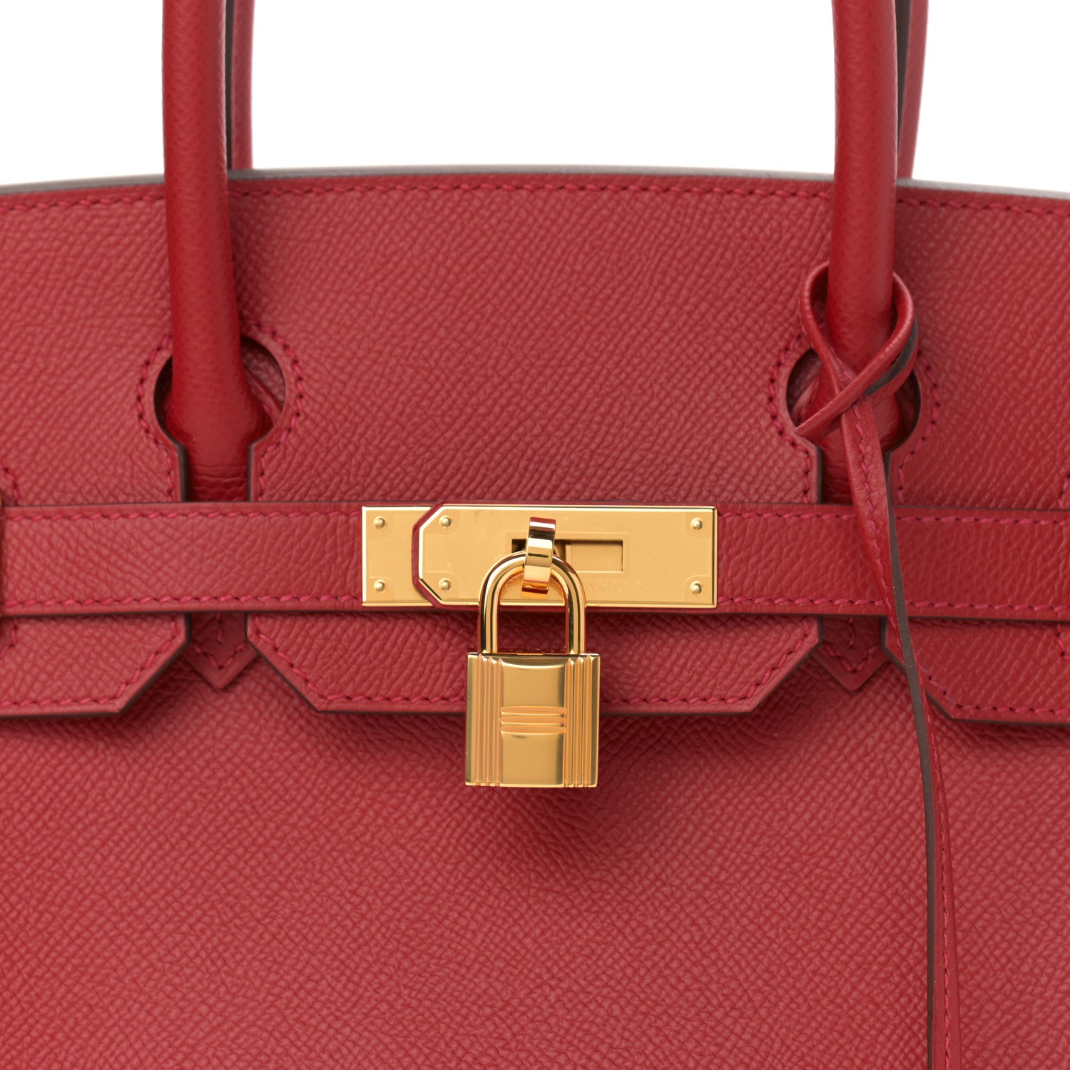 Hermes Epsom Birkin 30 Rouge Casaque 8 of 11