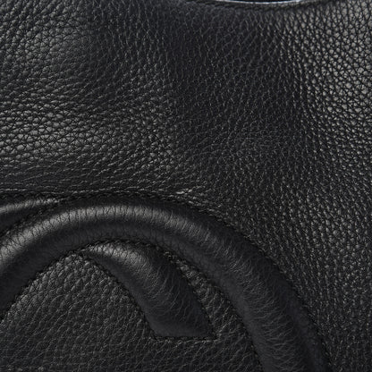 Gucci Pebbled Calfskin Medium Soho Chain Shoulder Bag Black 11 of 14