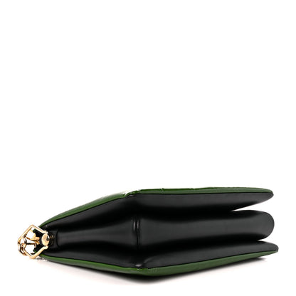 Louis Vuitton Patent Embossed Monogram Coussin PM Green Black 4 of 11