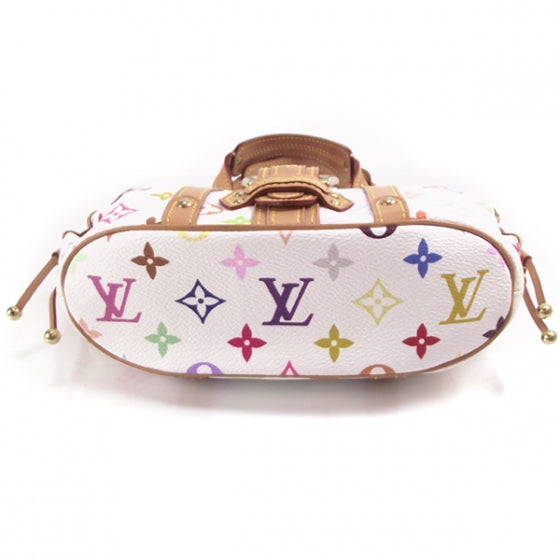 Louis Vuitton Monogram Multicolor Theda PM White 4 of 8