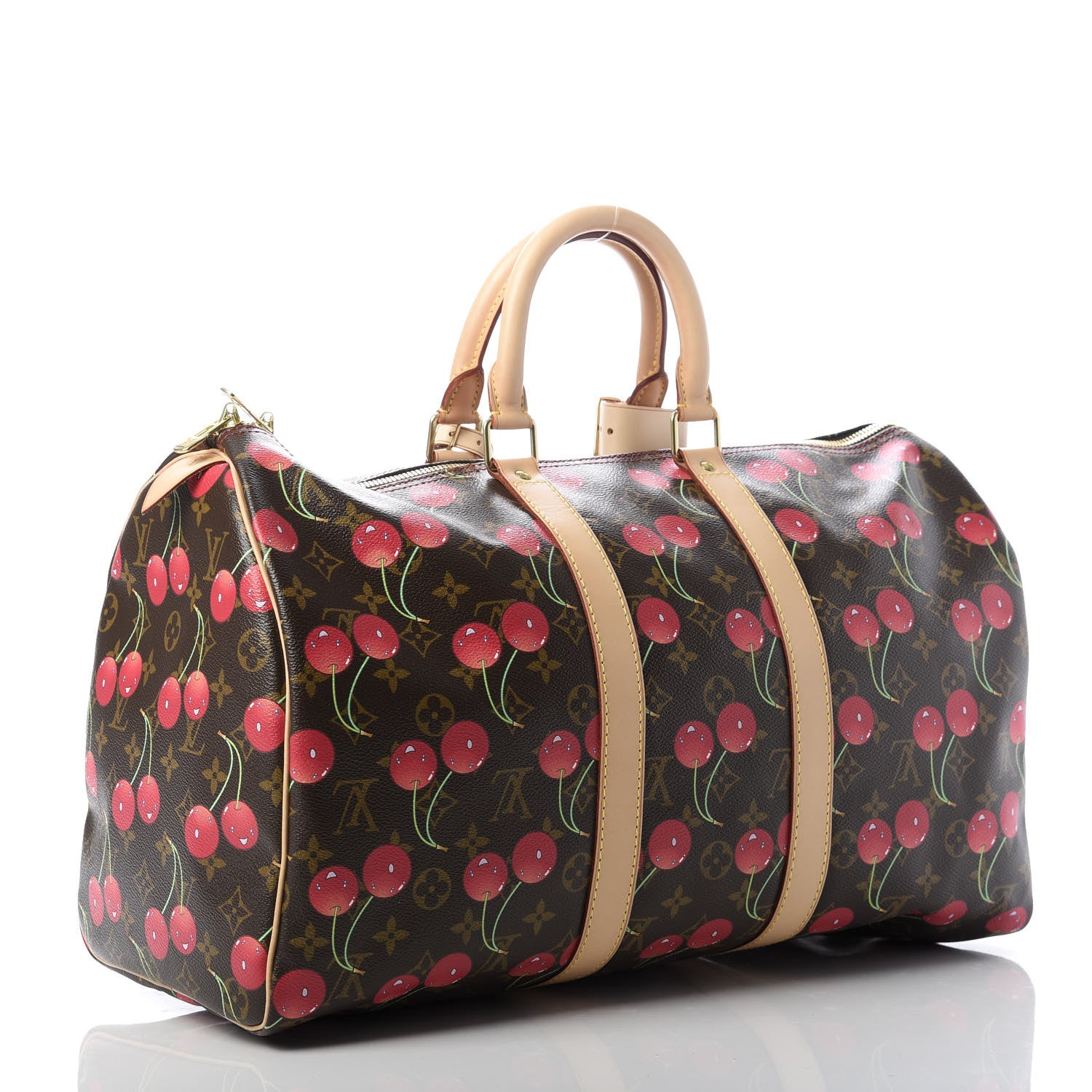 Louis Vuitton Monogram Cerises Keepall 45 2 of 8