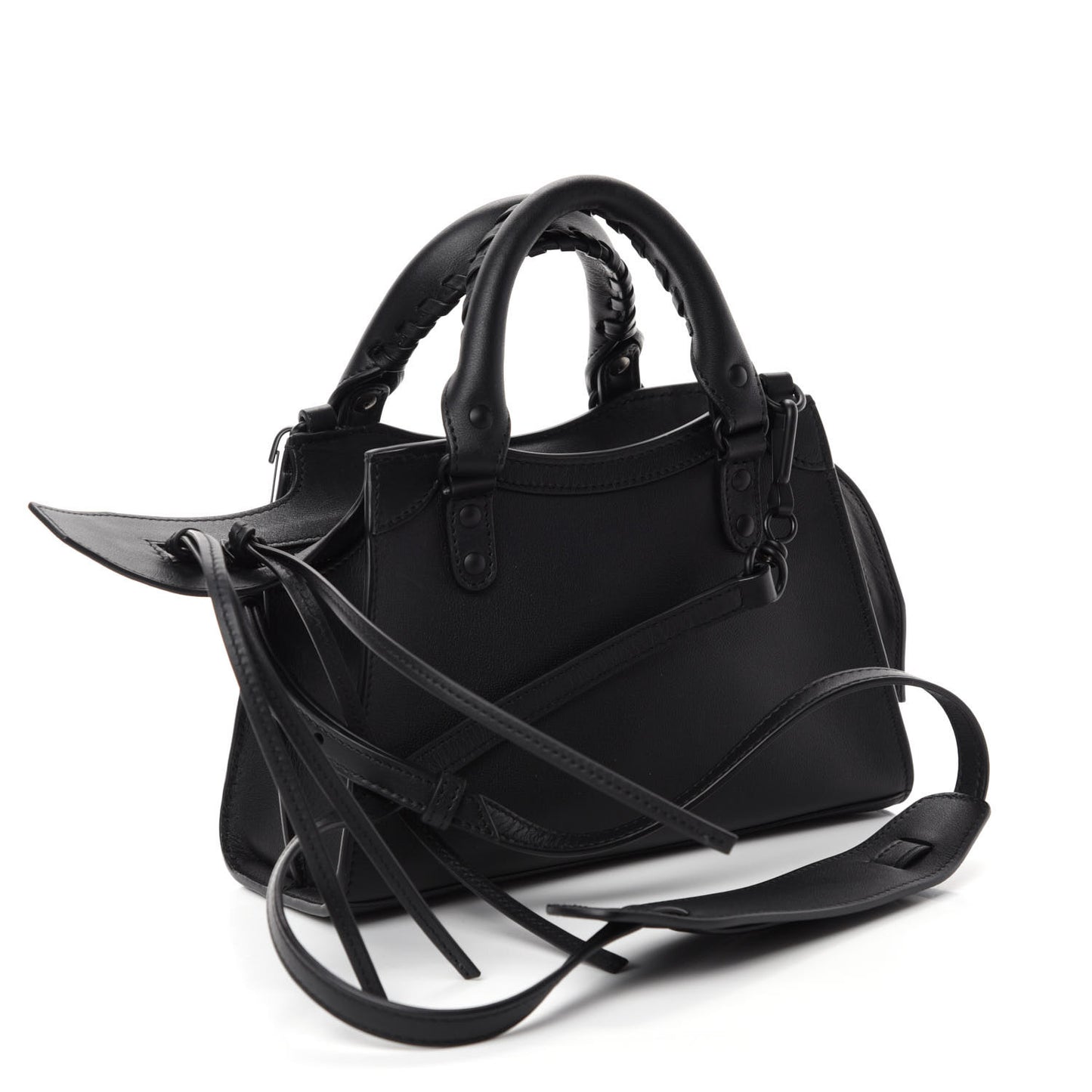 Smooth Calfskin Neo Classic Black Hardware Mini City Black