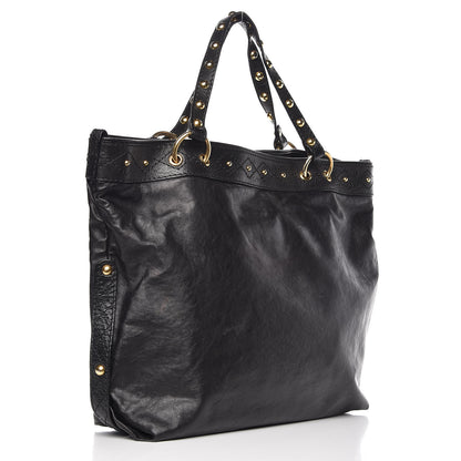 Gucci Calfskin Studded Medium Irina Tote Black 3 of 9