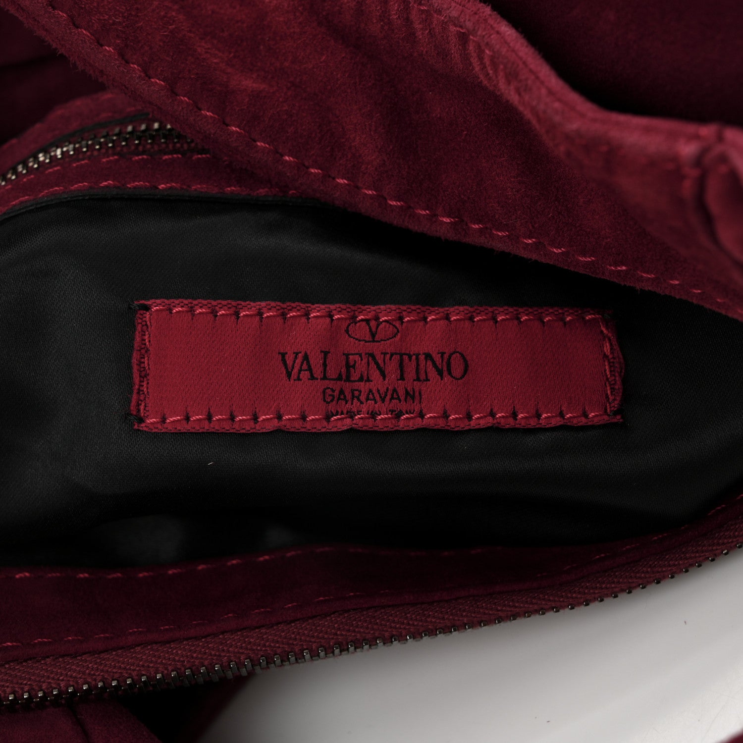 Valentino Garavani Suede Large Nuage Bow Hobo Fusion 7 of 11
