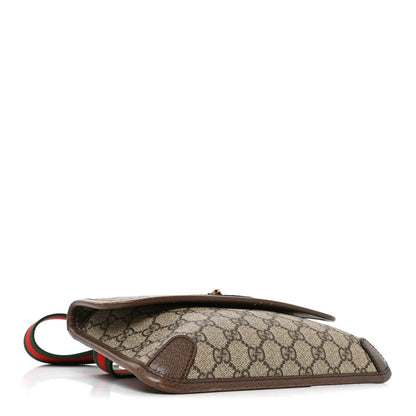 Gucci GG Supreme Monogram Neo Vintage Web Belt Bag Brown 4 of 10