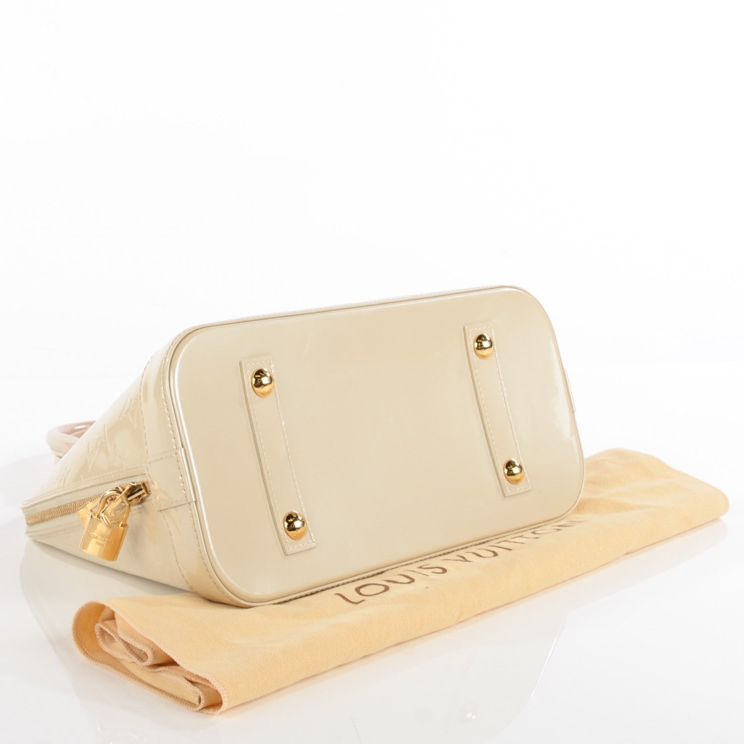 Louis Vuitton Vernis Alma PM Blanc Corail 4 of 7