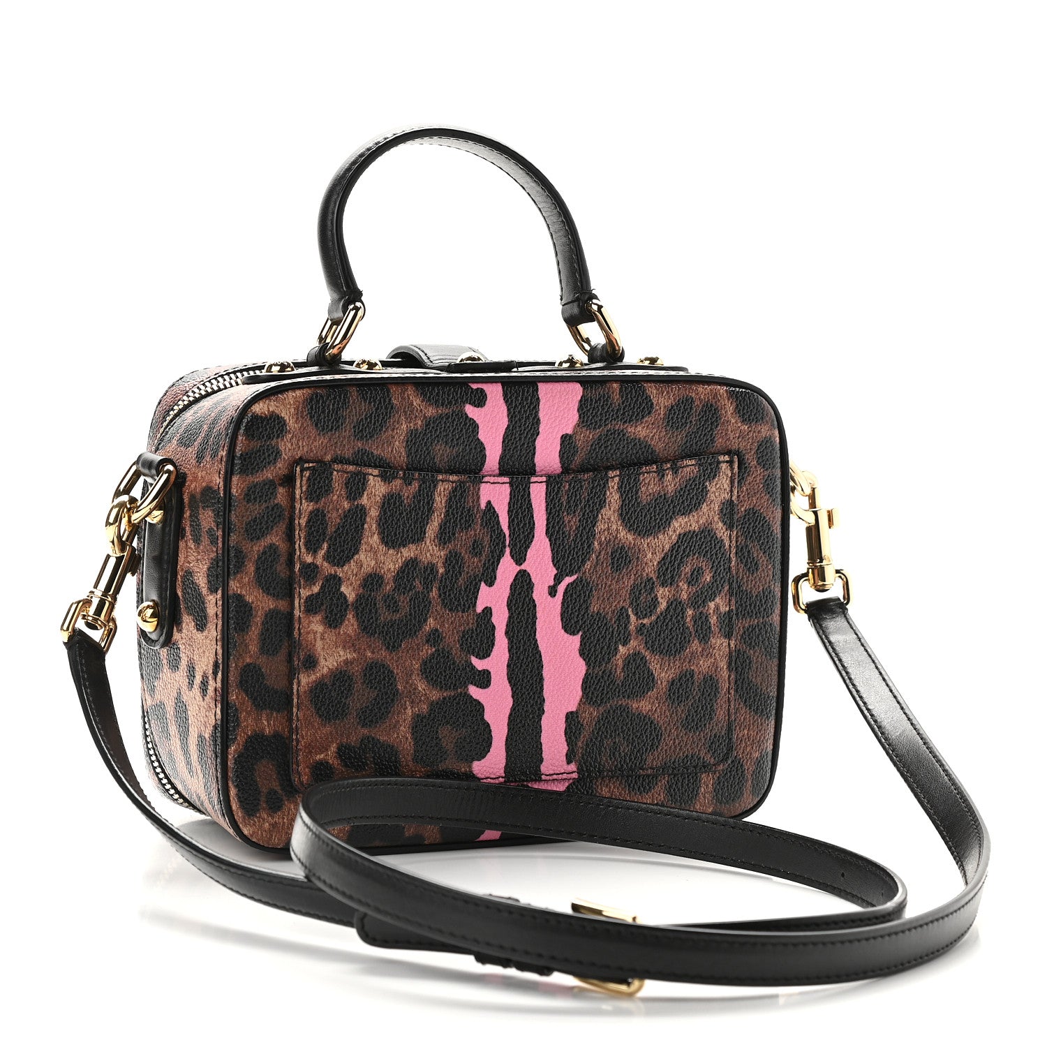 Dolce & Gabbana Dauphine Leopard Print Box Bag 2 of 8