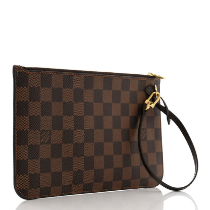 Louis Vuitton LOUIS VUITTON Damier Ebene Neverfull MM GM Pochette 2 of 5