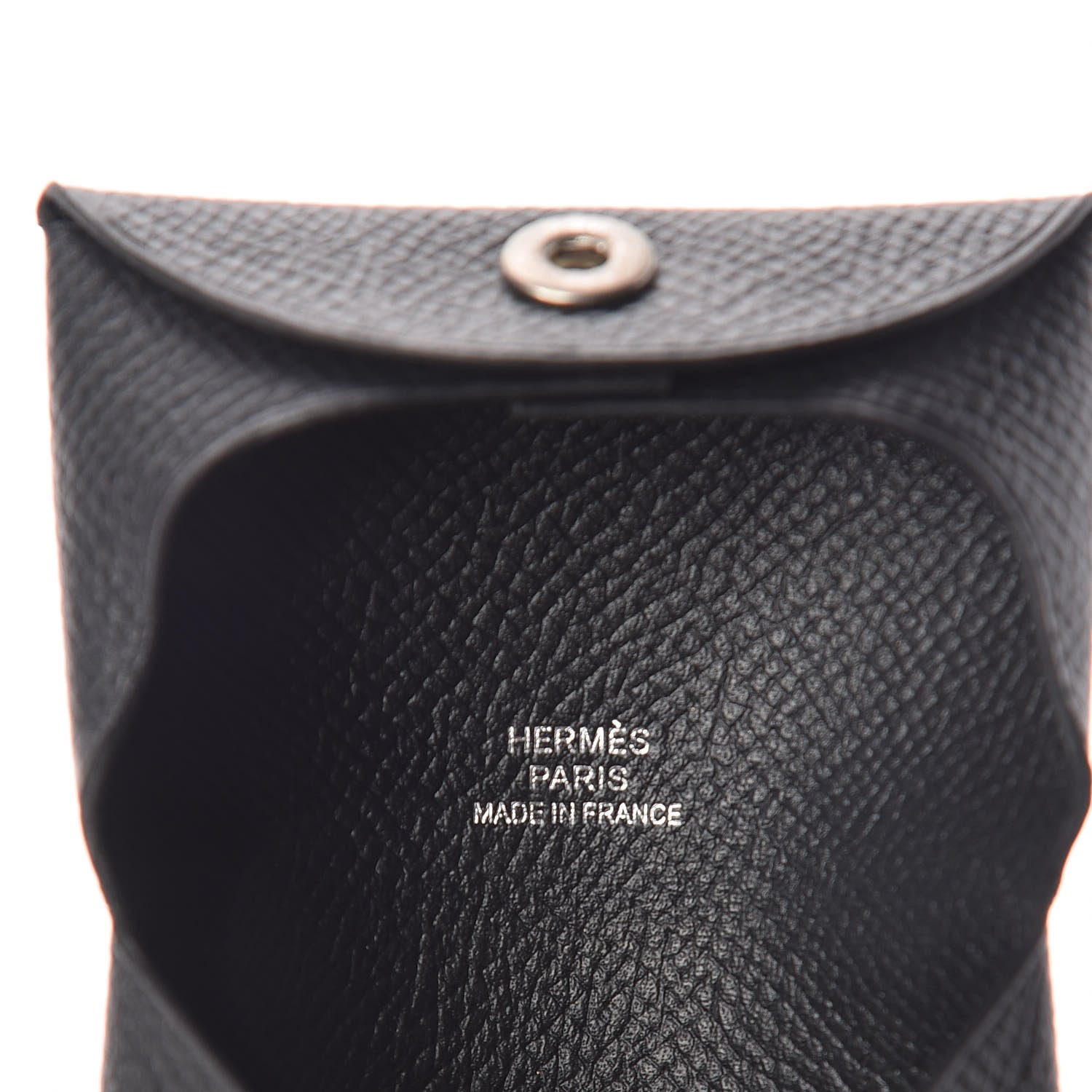 Hermes Epsom Bastia Coin Purse Black 5 of 6